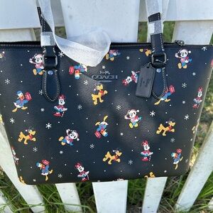 Coach Mickey and Friends Holiday Edition. Brand new with tags.
